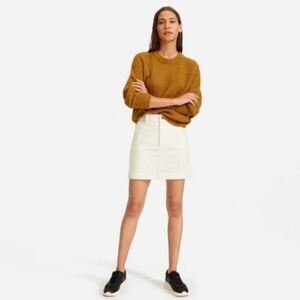 Everlane Mustard Crewneck Sweater
